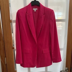 TopShop Hot Pink Crepette Blazer